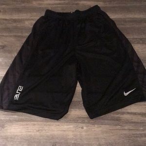 Youth black nike elite shorts